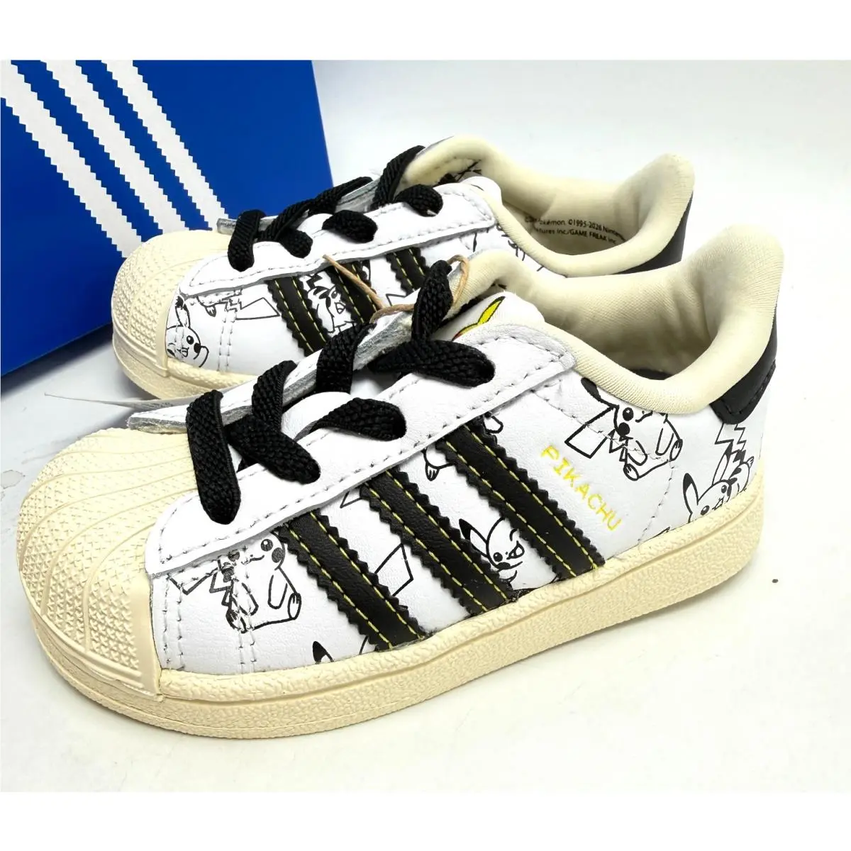 Adidas shoes - adidas Superstar II EL I - Cloud White/Core Black/Gold Metallic 6