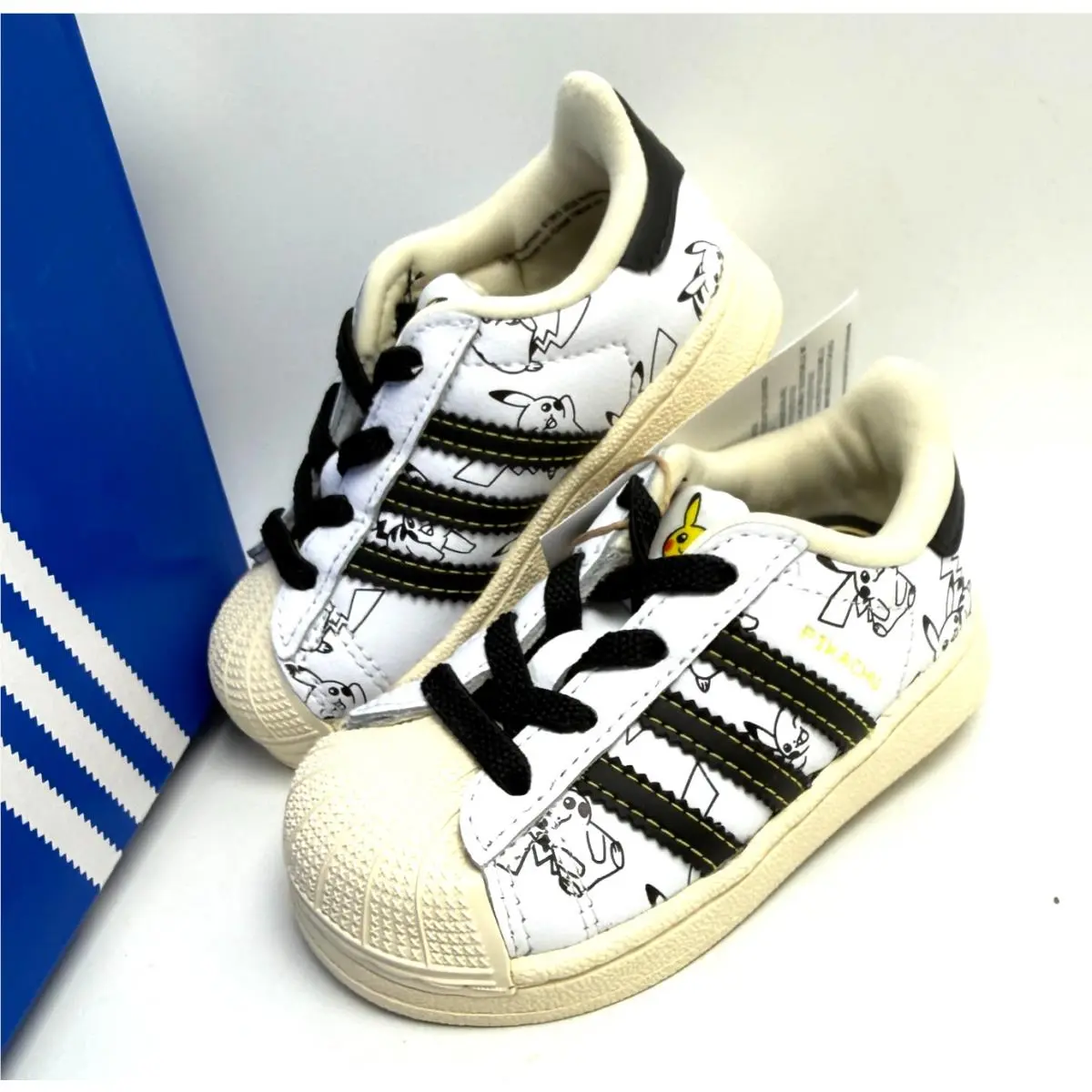 Adidas shoes - adidas Superstar II EL I - Cloud White/Core Black/Gold Metallic 4