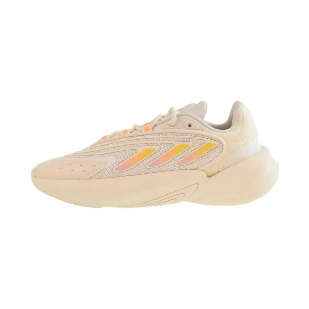Adidas shoes - Cream White-Sand Strata-Acid Orange 2