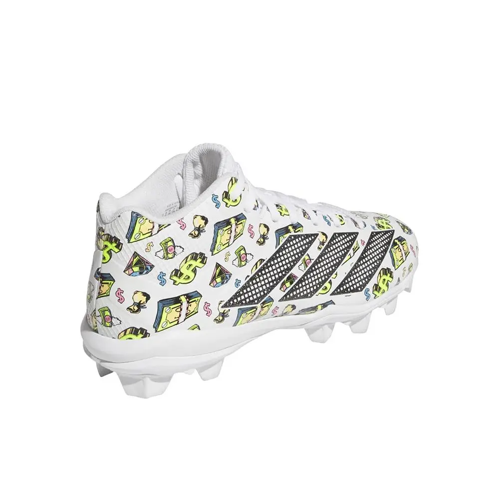 Adidas shoes - adidas Adizero Impact.2 Ii Molded Rubber American Football Cleats - SB1158-HQ7508 - White 4