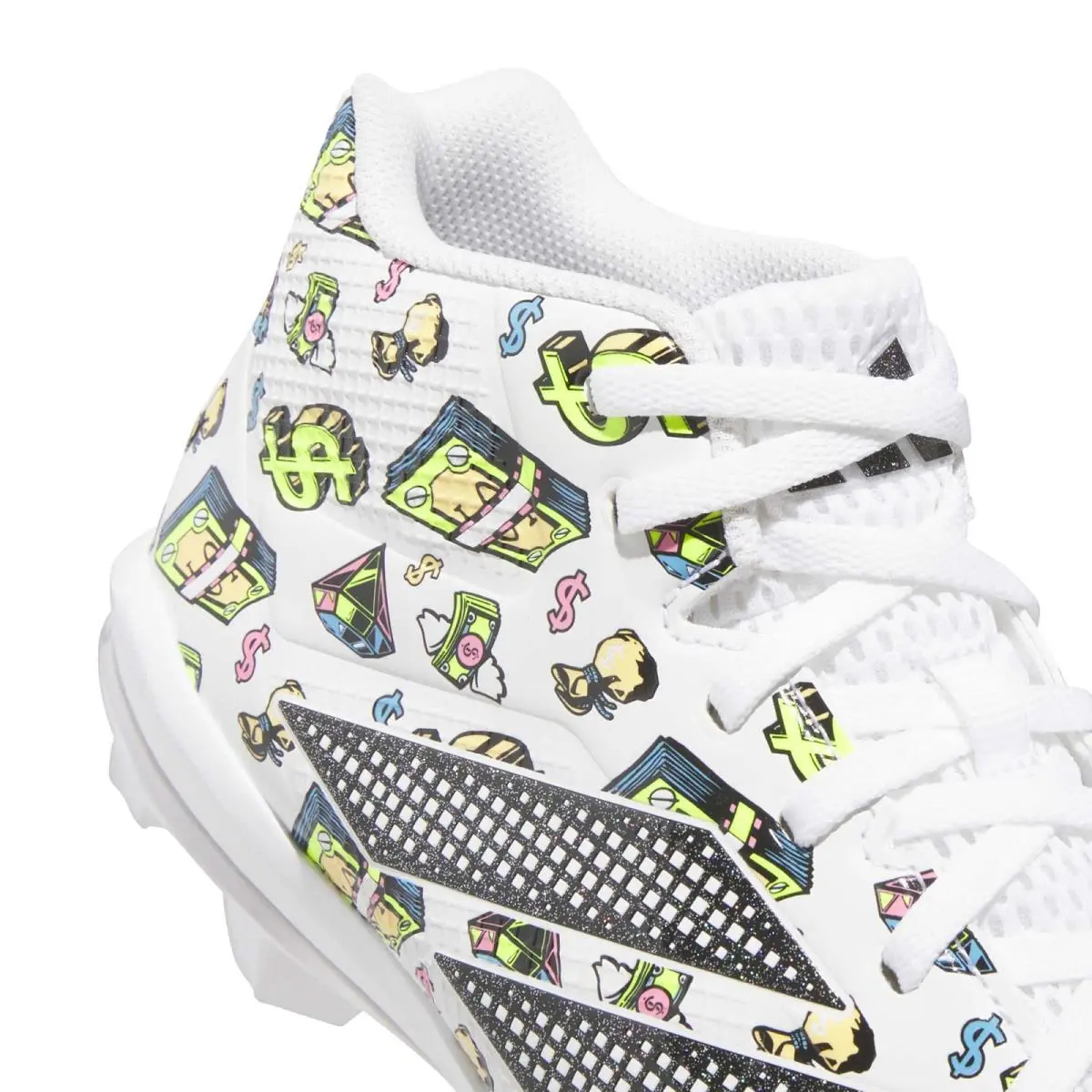 Adidas shoes - adidas Adizero Impact.2 Ii Molded Rubber American Football Cleats - SB1158-HQ7508 - White 5