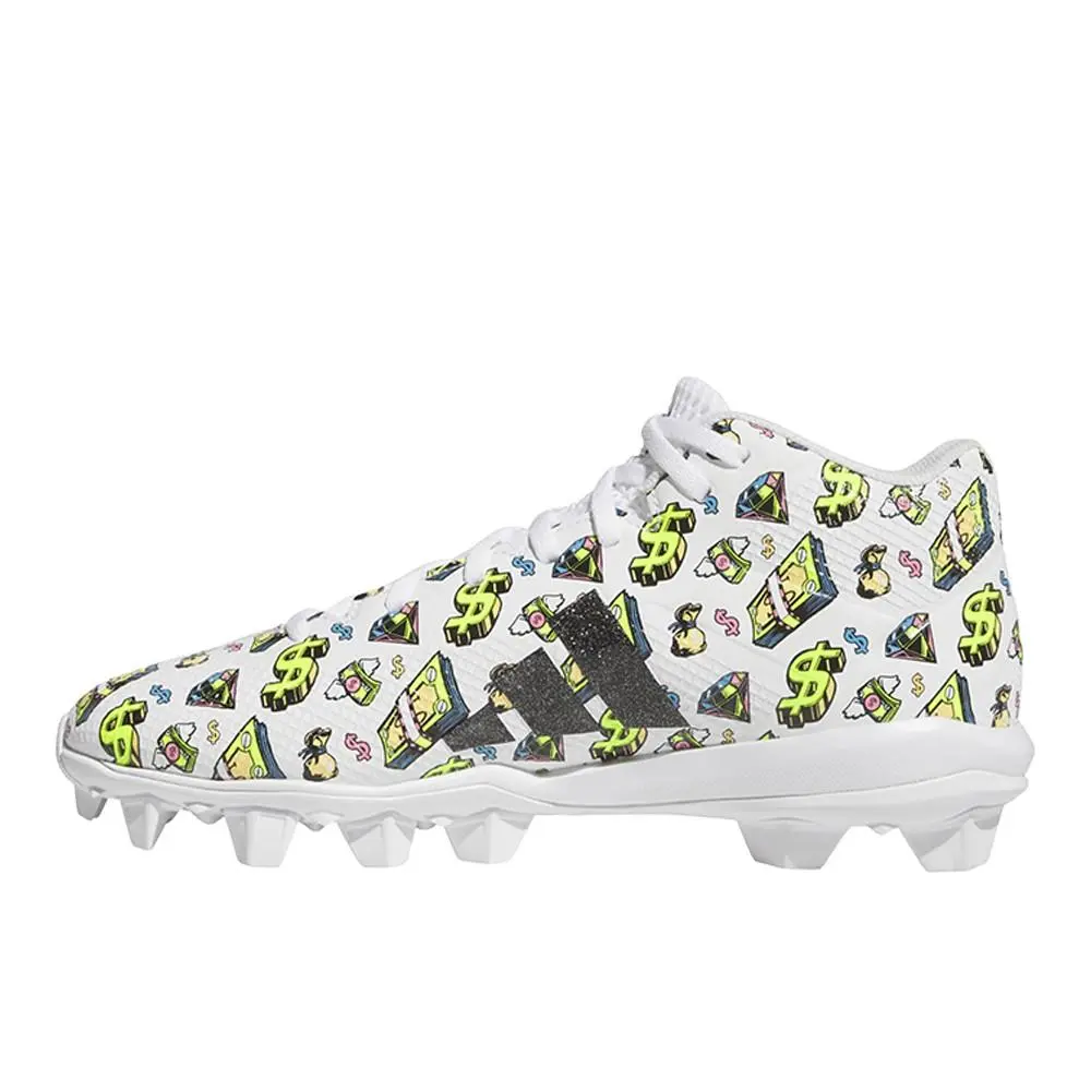 Adidas shoes - adidas Adizero Impact.2 Ii Molded Rubber American Football Cleats - SB1158-HQ7508 - White 9