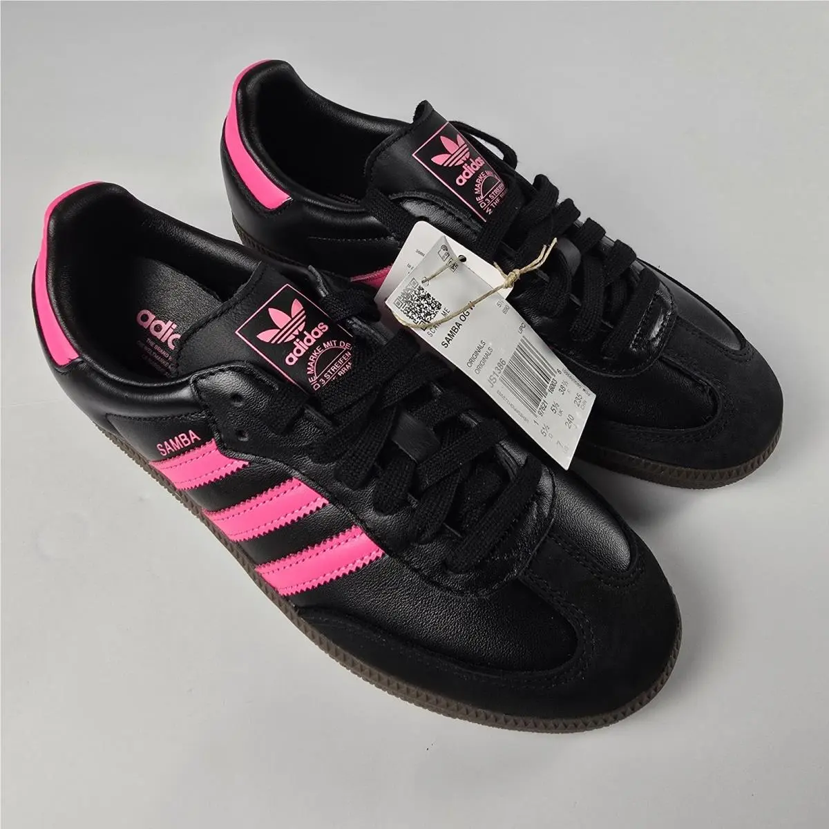 Adidas shoes - adidas Samba - Samba - JS1386 - Core Black/Lucid Pink/Gum (UPC: 197621160036) 3