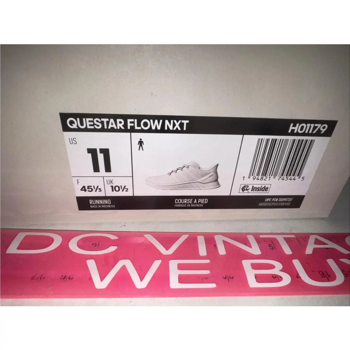 Adidas shoes - adidas Questar Flow - Questar Flow - H01179 - White 7