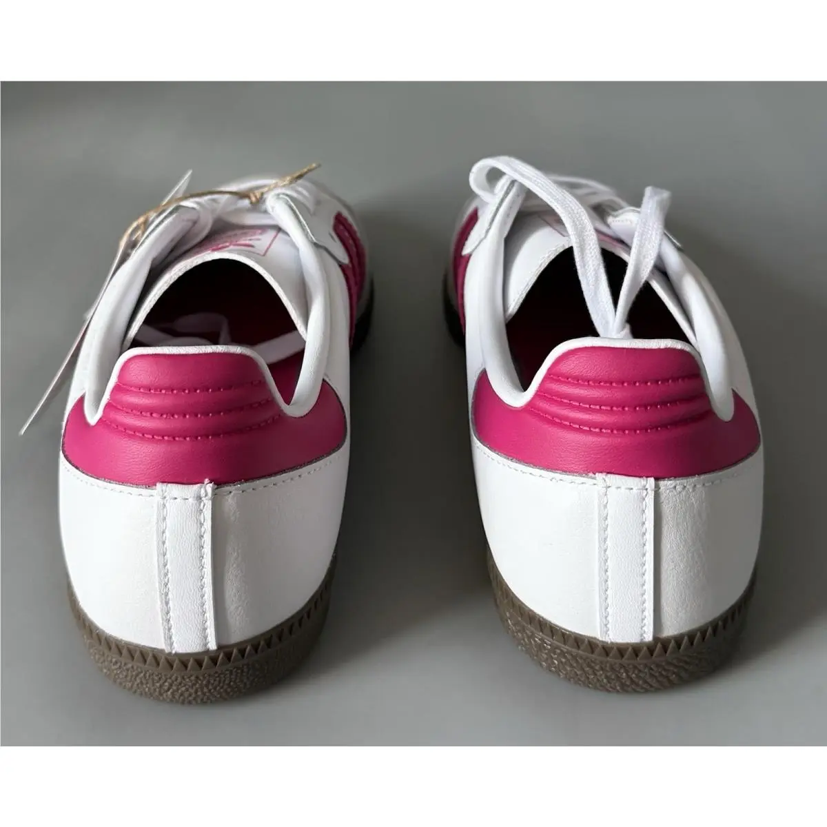 Adidas shoes - Adidas Samba OG J - Samba - KK3556 - White/Magenta (UPC: 0198321604721) 4