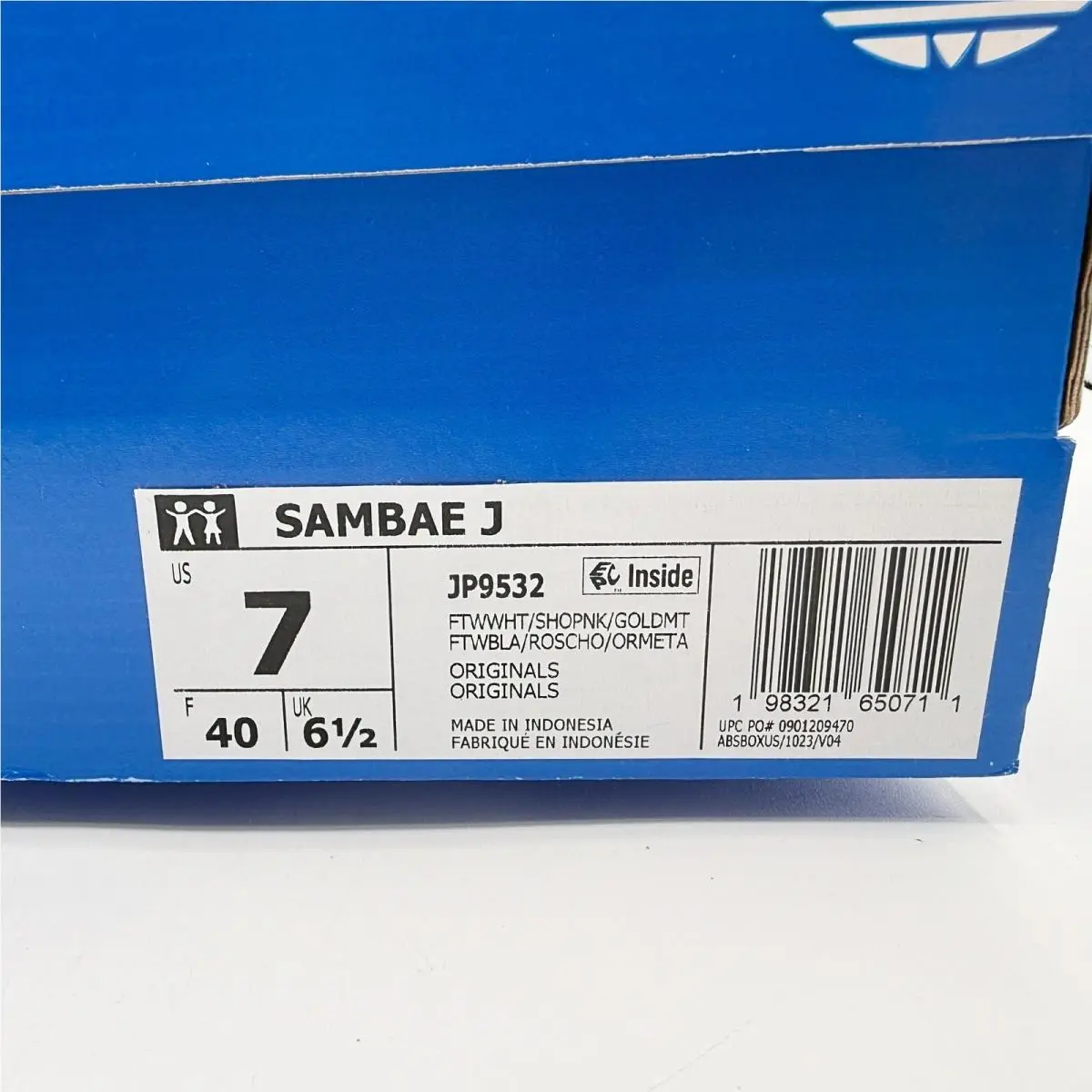 Adidas shoes - adidas Sambae J - Sambae - JP9532 - White (UPC: 198321650711) 9