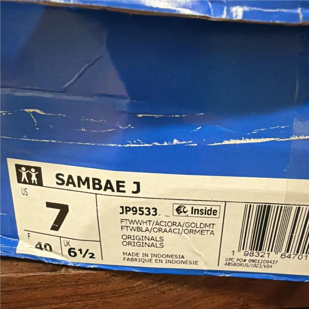 Adidas shoes - adidas Sambae - Sambae - JP9533 - White, Orange, Gum 6