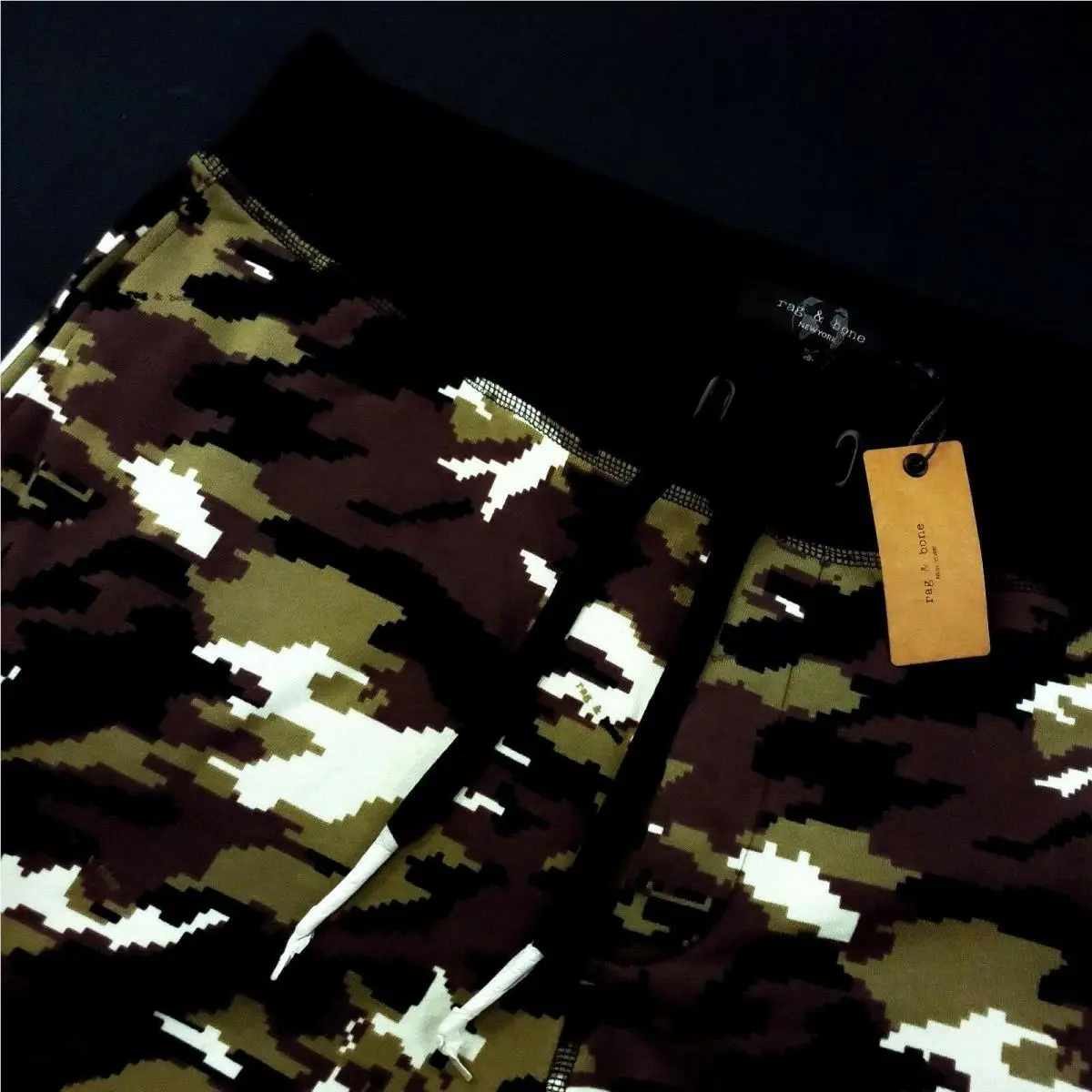Rag Bone Camo Army Military Prospect Organic Cotton Sweatpant Joggers 2XL by Rag & Bone