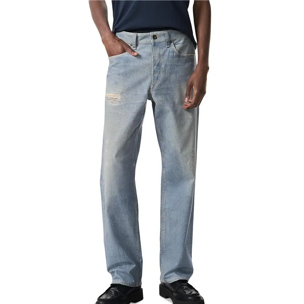 Rag Bone Fit 4 Miramar Relaxed Fit Stretch Canvas Jeans Men`s 29 Elmont Denim by Rag & Bone