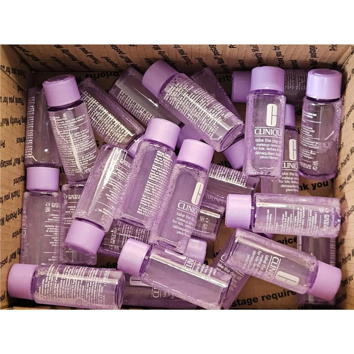25  Take The Day Off Makeup Remover For Lids Lashes Lips 1.7oz/50ml ea by Clinique
