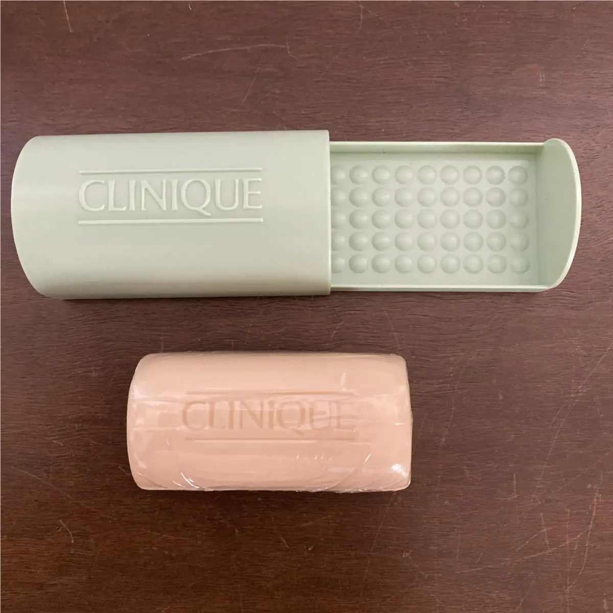 Mild Facial Soap with Travel Dish Case Vtg Green Travel Size 1.5oz by Clinique