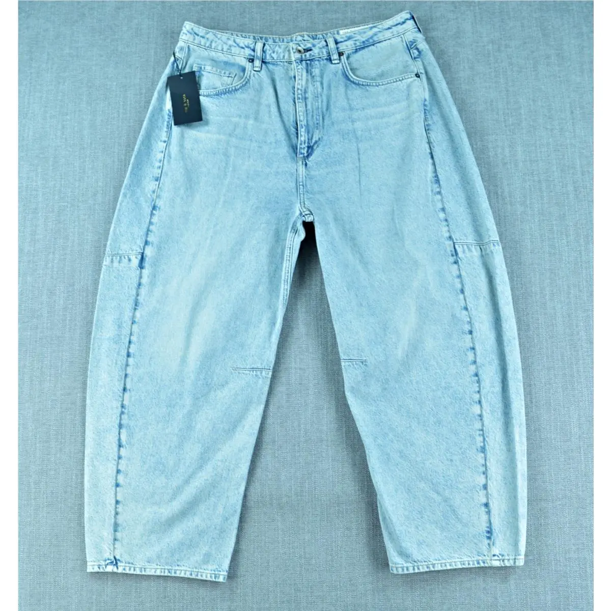Rag Bone Jeans The Chase High Rise Barrel Women’s 32 Light Wash Denim by Rag & Bone
