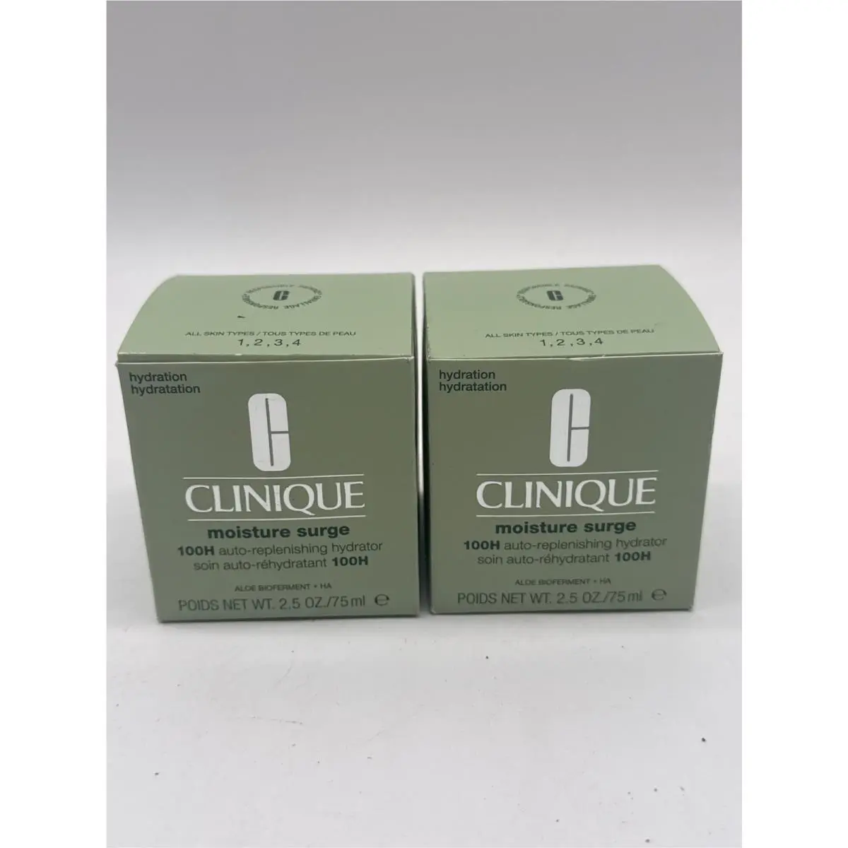 Moisture Surge 100H Auto-replenishing Hydrator Moisturizer 2 Pack by Clinique