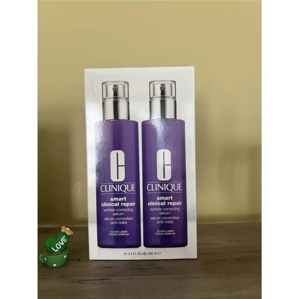 2x  Smart Clinical Repair Wrinkle Correcting Serum - 3.4 fl oz /100ml by Clinique