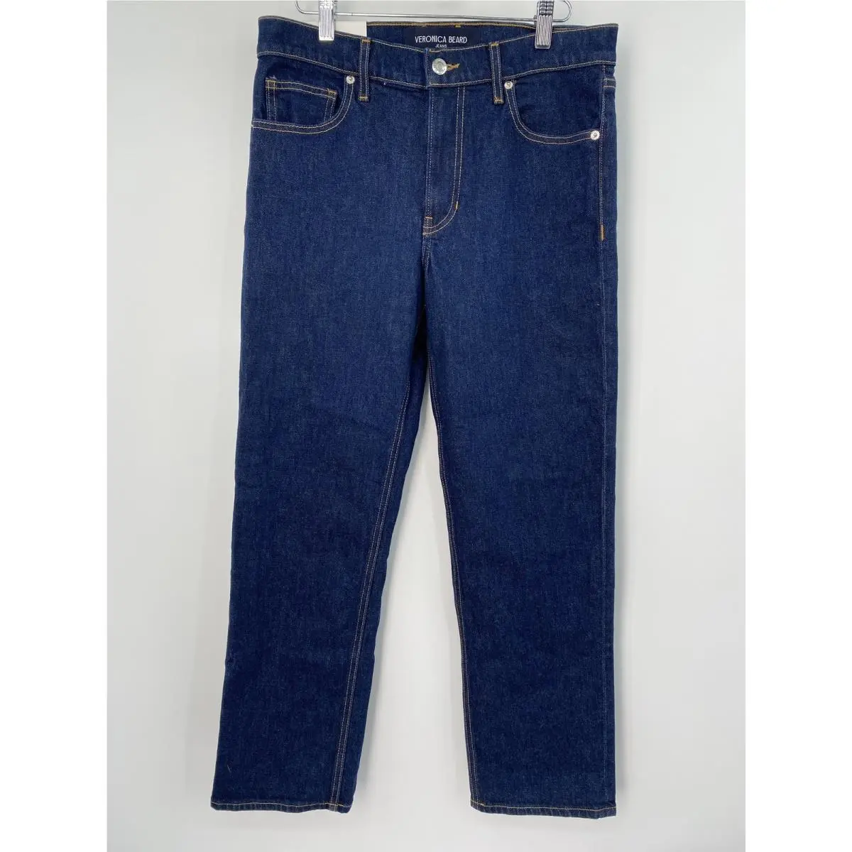 Veronica Beard Womens Jean Indigo Rinse Blue Size 28 Leah Mid Rise Straight Leg by Rag & Bone