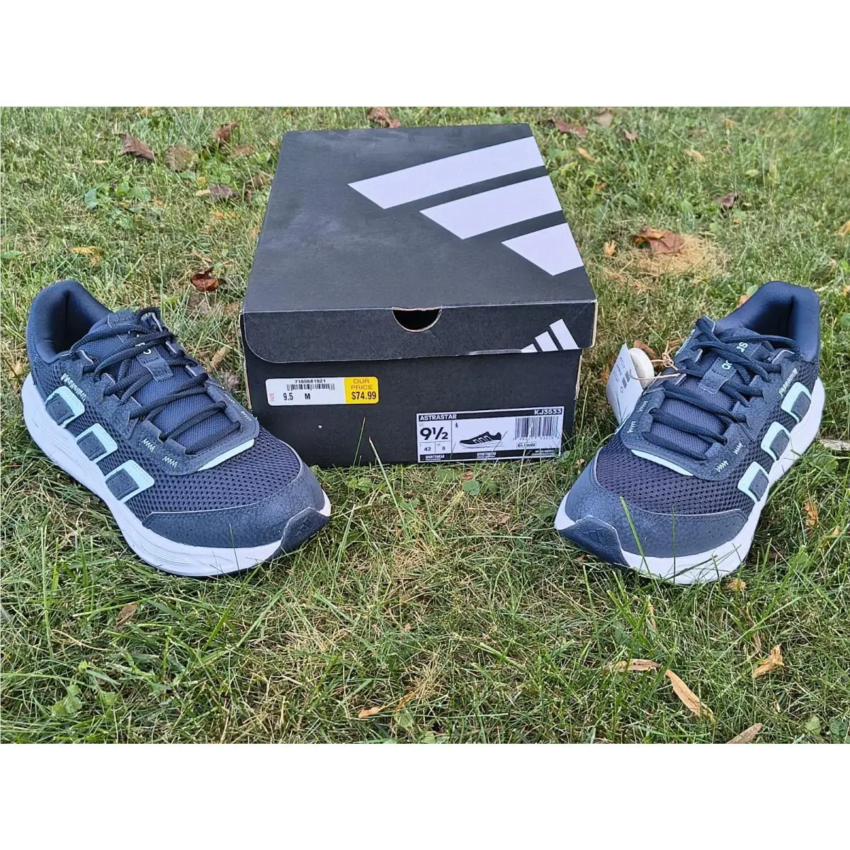 Adidas shoes - adidas Astrastar Lace Up - Astrastar Lace - KJ3533 - Blue (UPC: 198321532215) 14