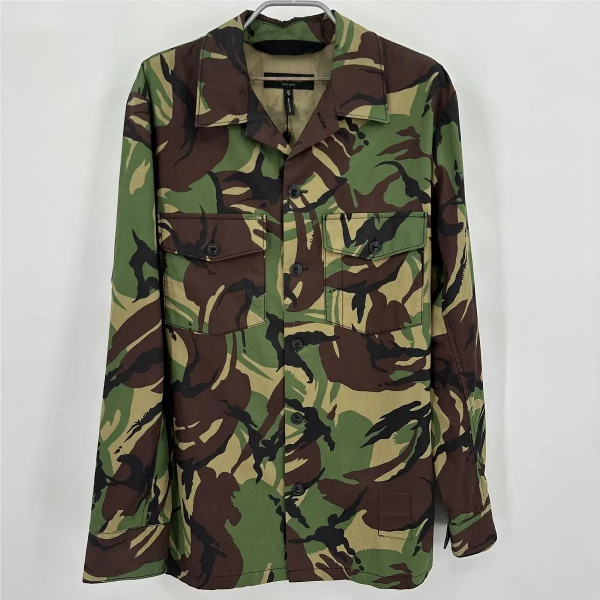 Rag Bone Men`s M42 Camo Cotton Blend Shirt Jacket sz M Green Camouflage by Rag & Bone