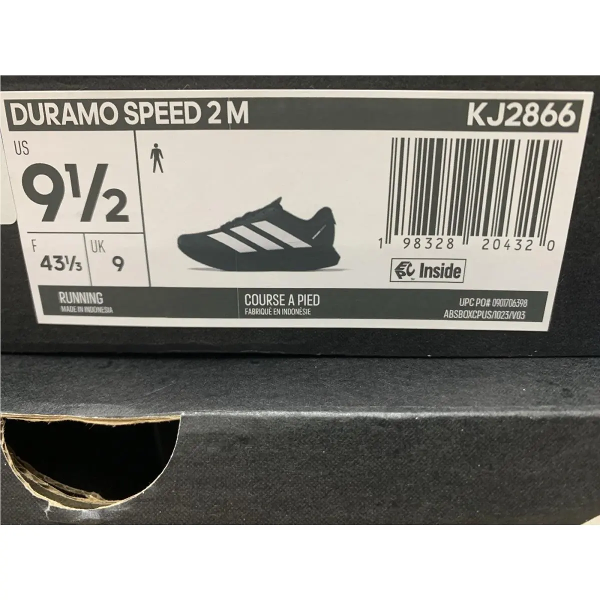 Adidas shoes - adidas Duramo Speed 2 Running - KJ2866 - Black (UPC: 198328204252) 6