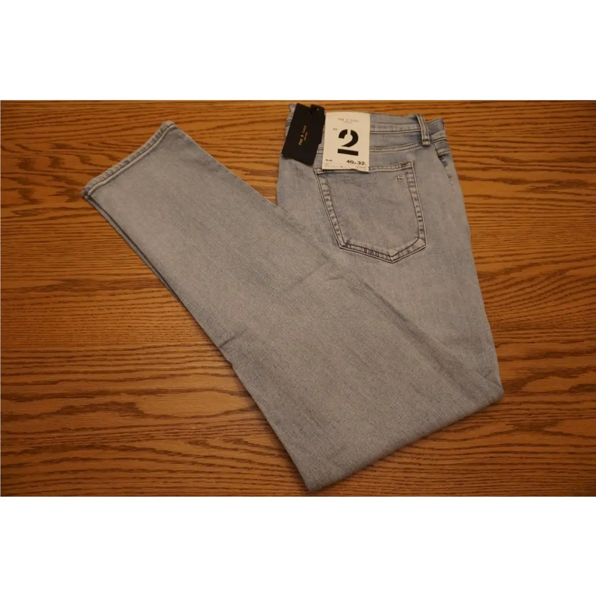 Men`s Rag Bone York Jeans Size 40 x 32 Slim Fit 2 Rallay Stretch by Rag & Bone