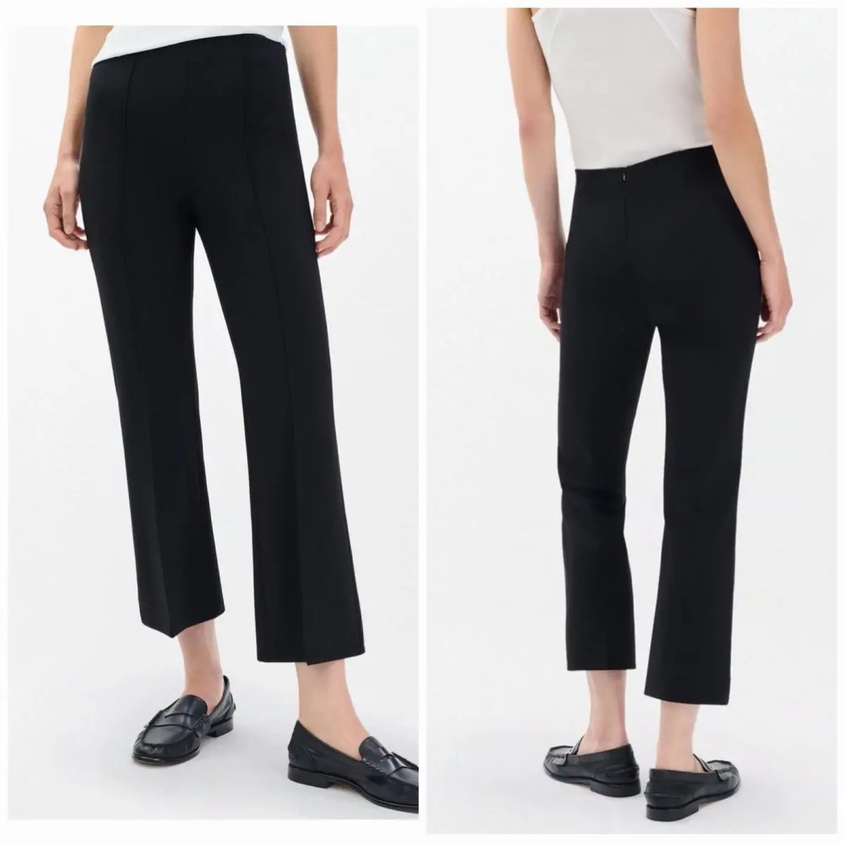 Rag Bone Irina Ponte Kick Flare Pants In Black Size: Xxs