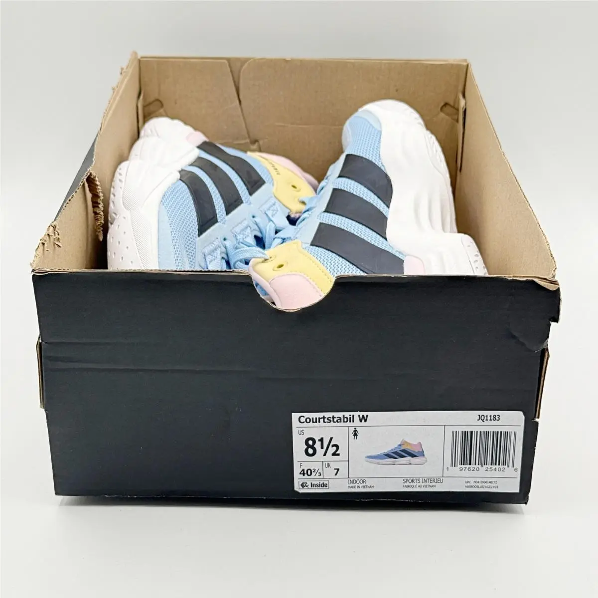 Adidas shoes - adidas Courtstabil W - Courtstabil - JQ1183 - Blue (UPC: 197620254026) 0