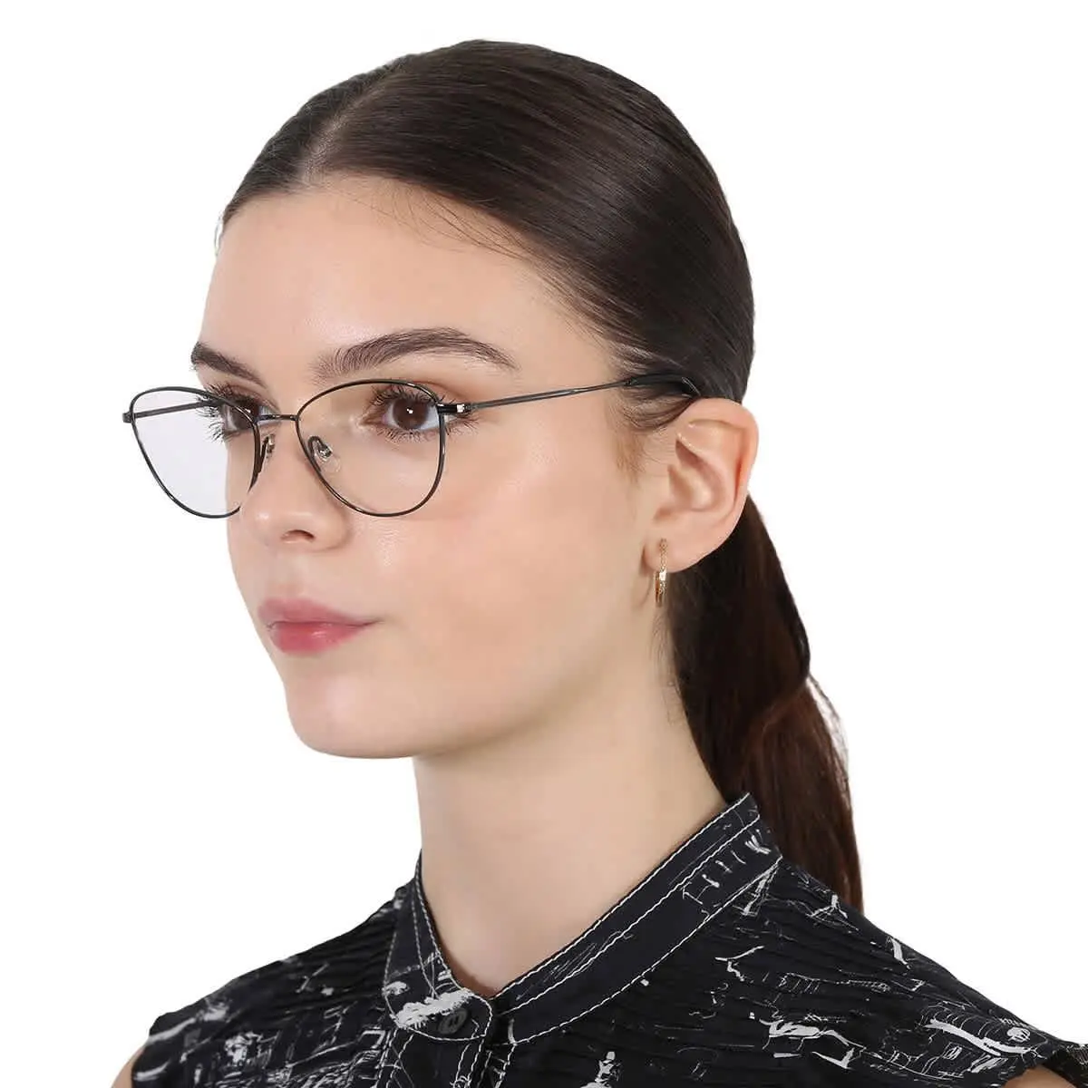 Garrett Leight Olive Demo Cat Eye Ladies Eyeglasses 3031 Gm-bk 51 3031 Gm-bk 51