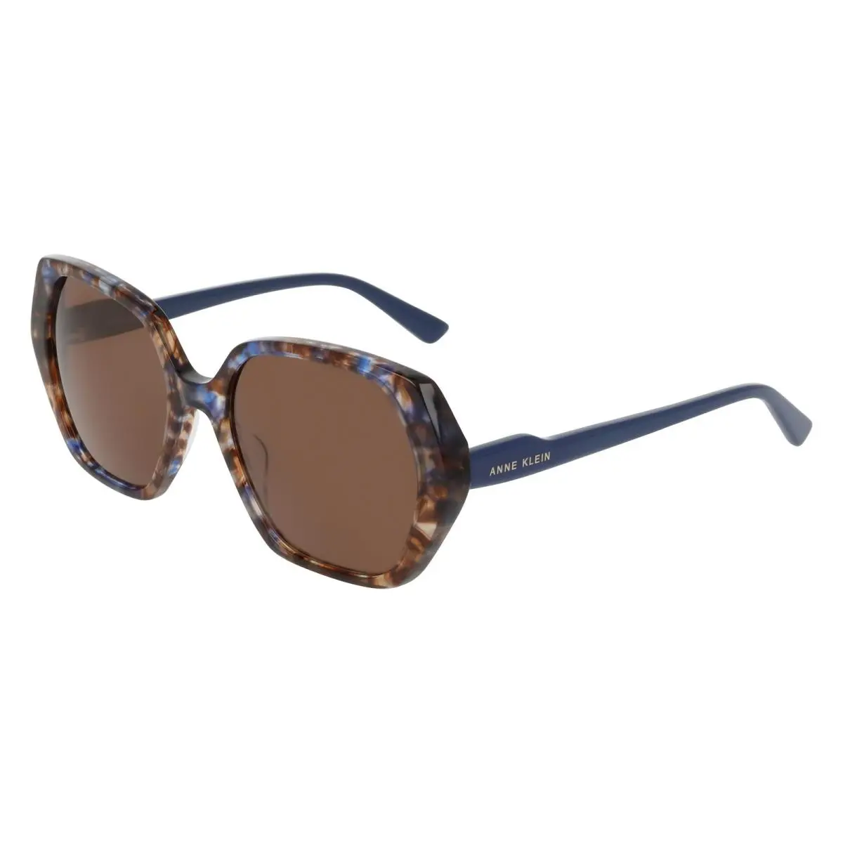 AK 7119 Blue Tortoise 400 Size 56 Sunglasses by Anne Klein