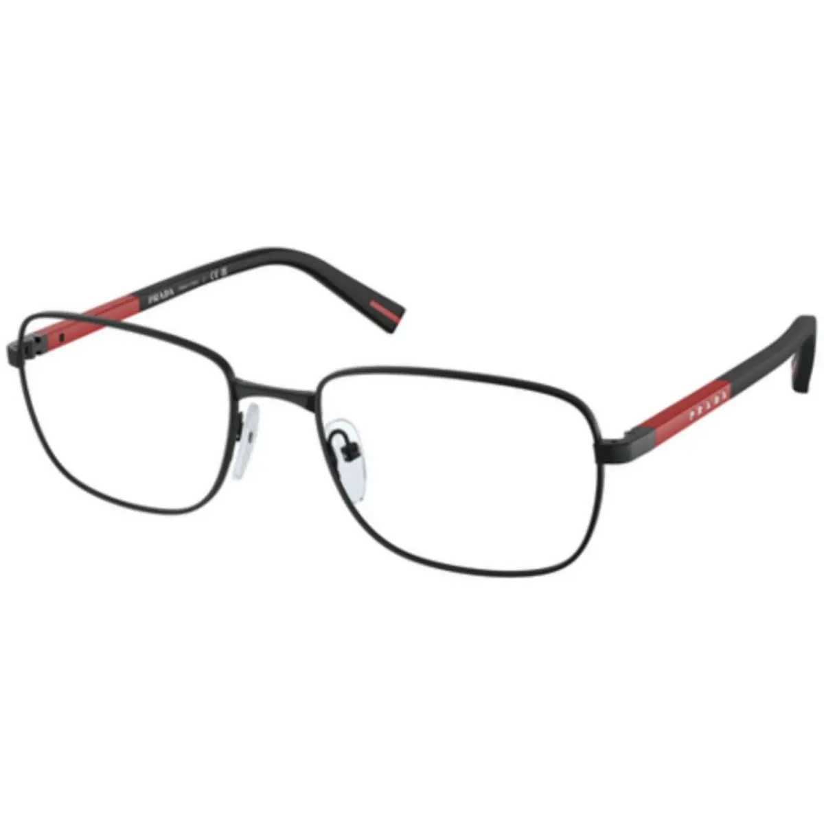 Linea Rossa PS 52 QV Black Matte 1BO1O1 Size 56 Eyeglasses by Prada