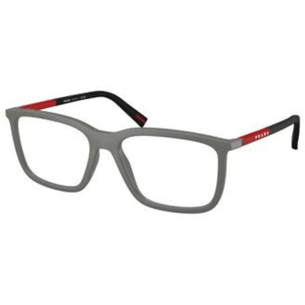 Linea Rossa PS 01 SV Metal Grey / Demo Lens 16X1O1 Size 56 Eyeglasses by Prada
