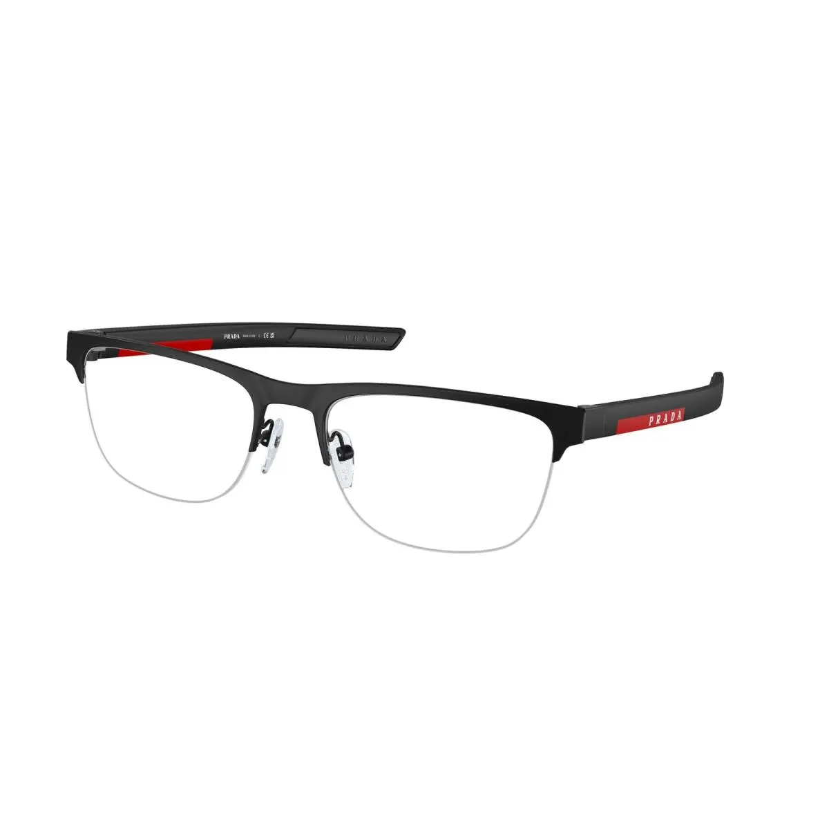 Linea Rossa PS 51 QV Matte Black 1BO1O1 Size 57 Eyeglasses by Prada