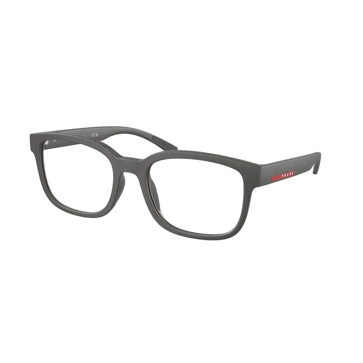 Linea Rossa PS 5 QV Grey Metal 16X1O1 Size 56 Eyeglasses by Prada