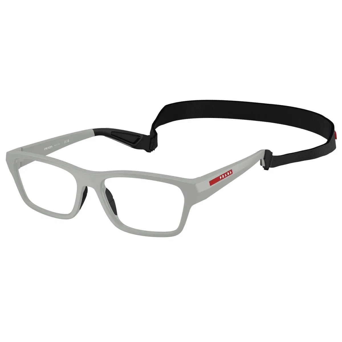 Prada Linea Rossa PS 03 RV Matte Iron Grey / Demo Lens 13Z1O1 Size 54 Eyeglasses