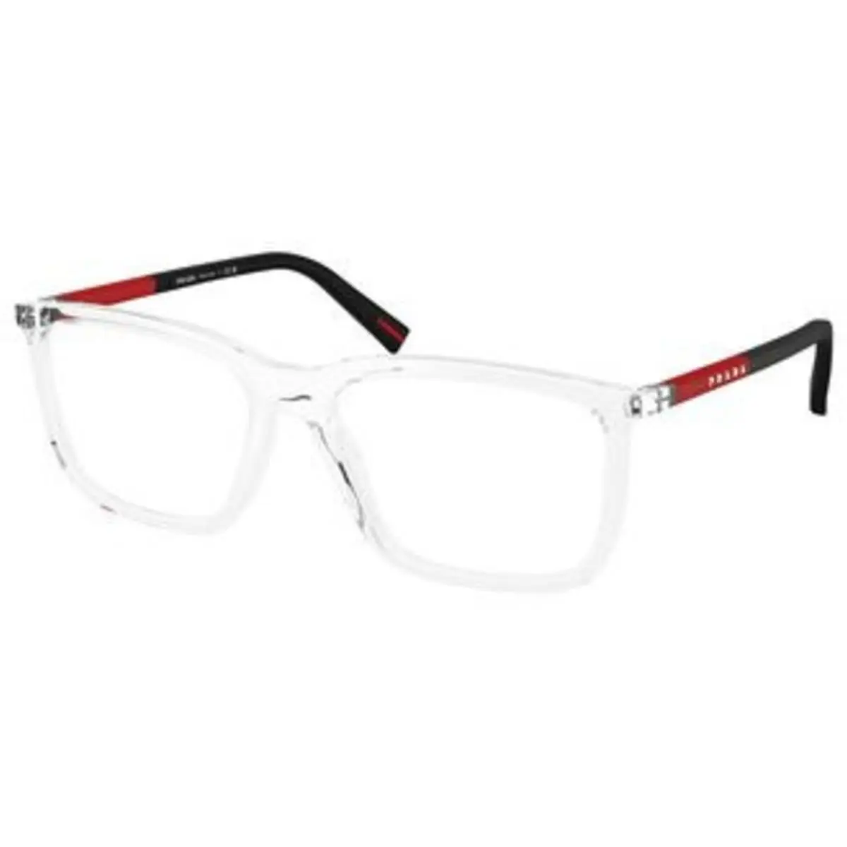 Prada Linea Rossa PS 01 SV Crystal Demo Lens 2AZ1O1 Size 56 Eyeglasses