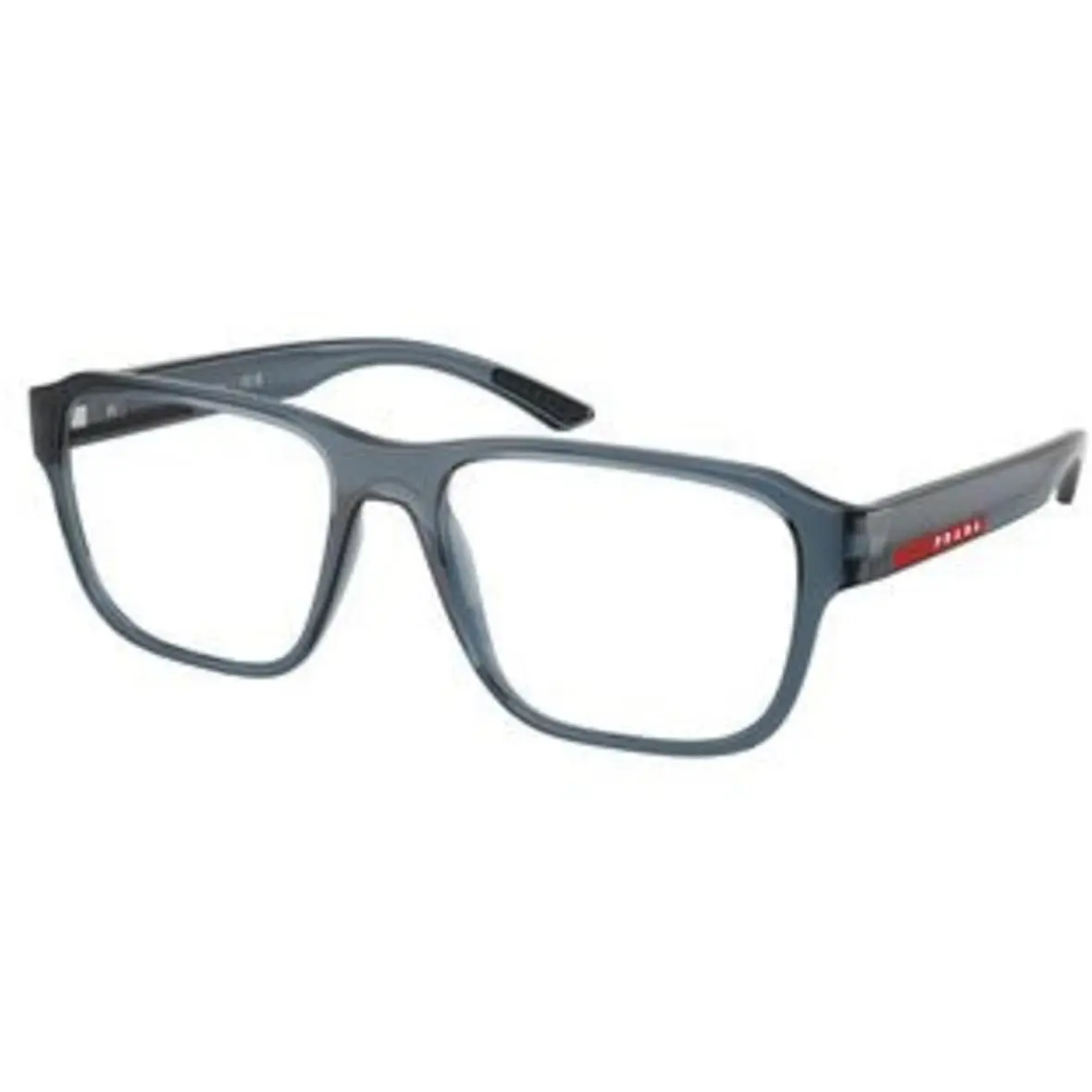 Linea Rossa PS 05 RV Transparent Azure Demo Lens CZH1O1 Size 54 Eyeglasses by Prada
