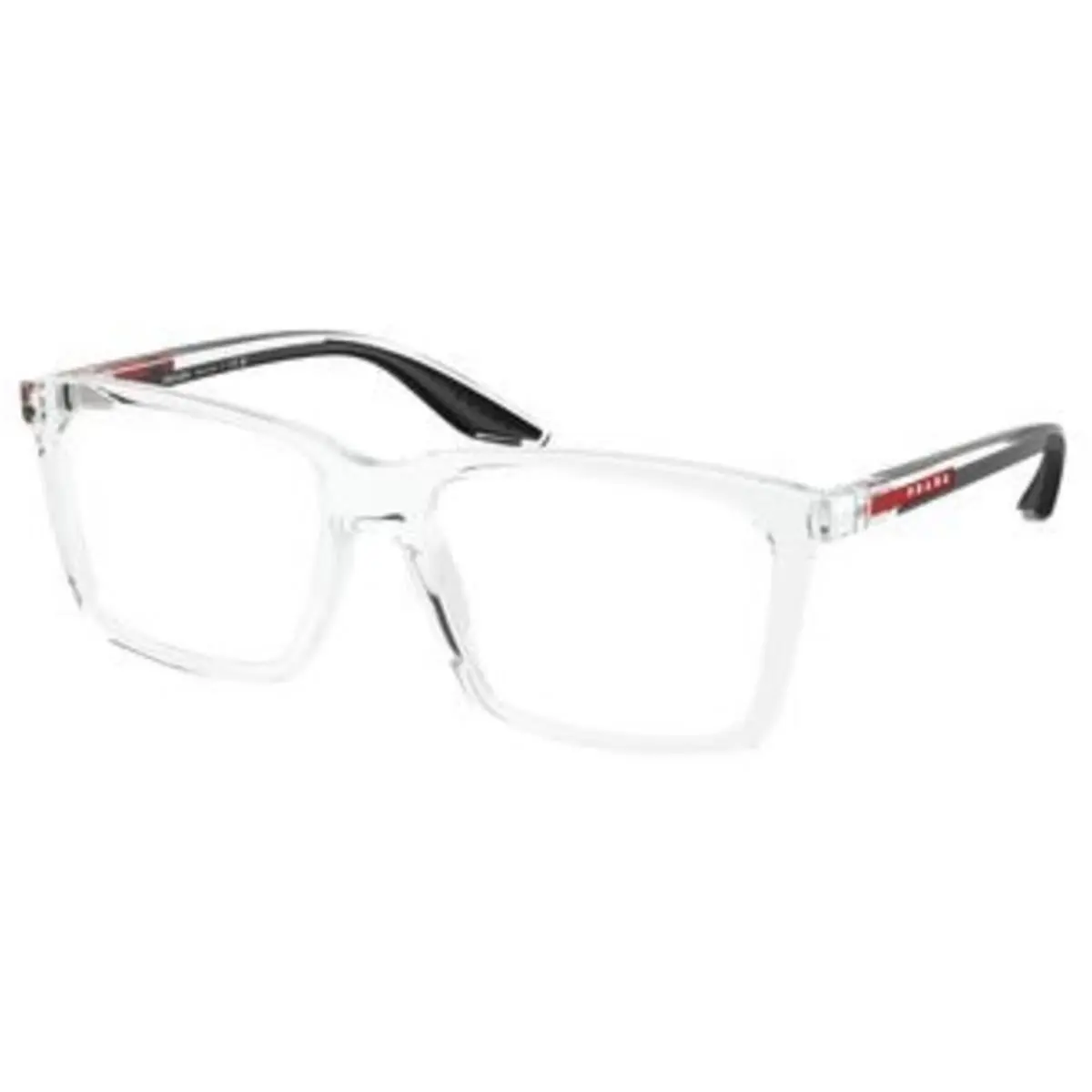 Linea Rossa PS 03 SV Crystal Demo Lens 2AZ1O1 Size 55 Eyeglasses by Prada