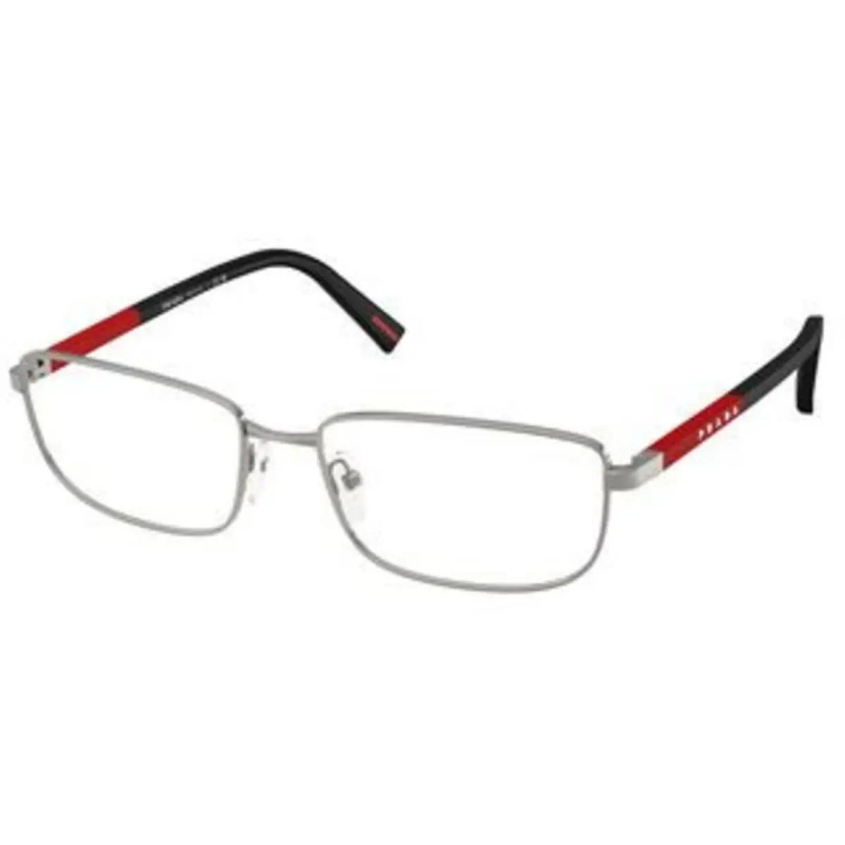 Linea Rossa PS 50 SV Gunmetal Demo Lens 5AV1O1 Size 57 Eyeglasses by Prada