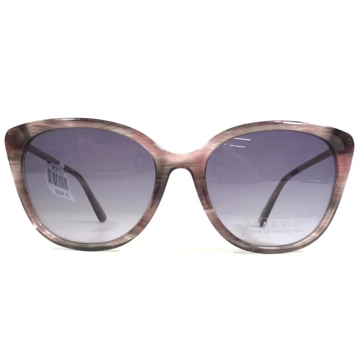 Sunglasses AK7069 505 Plum Horn Purple Gold Frames with Purple Lenses by Anne Klein