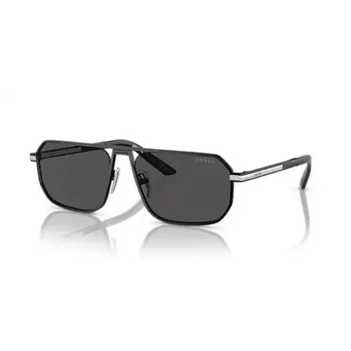 PR A53S 1BO5S0 Matte Black Dark Grey 59mm Men`s Sunglasses by Prada