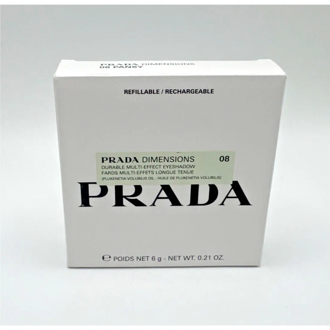 Dimensions Multi-effect Refillable Eyeshadow Palette 08 Pansy .21 Oz by Prada