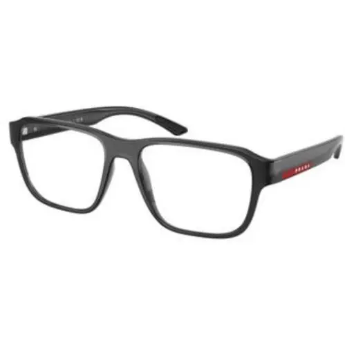 Linea Rossa PS 05 RV Transparent Grey Demo Lens 01D1O1 Size 54 Eyeglasses by Prada