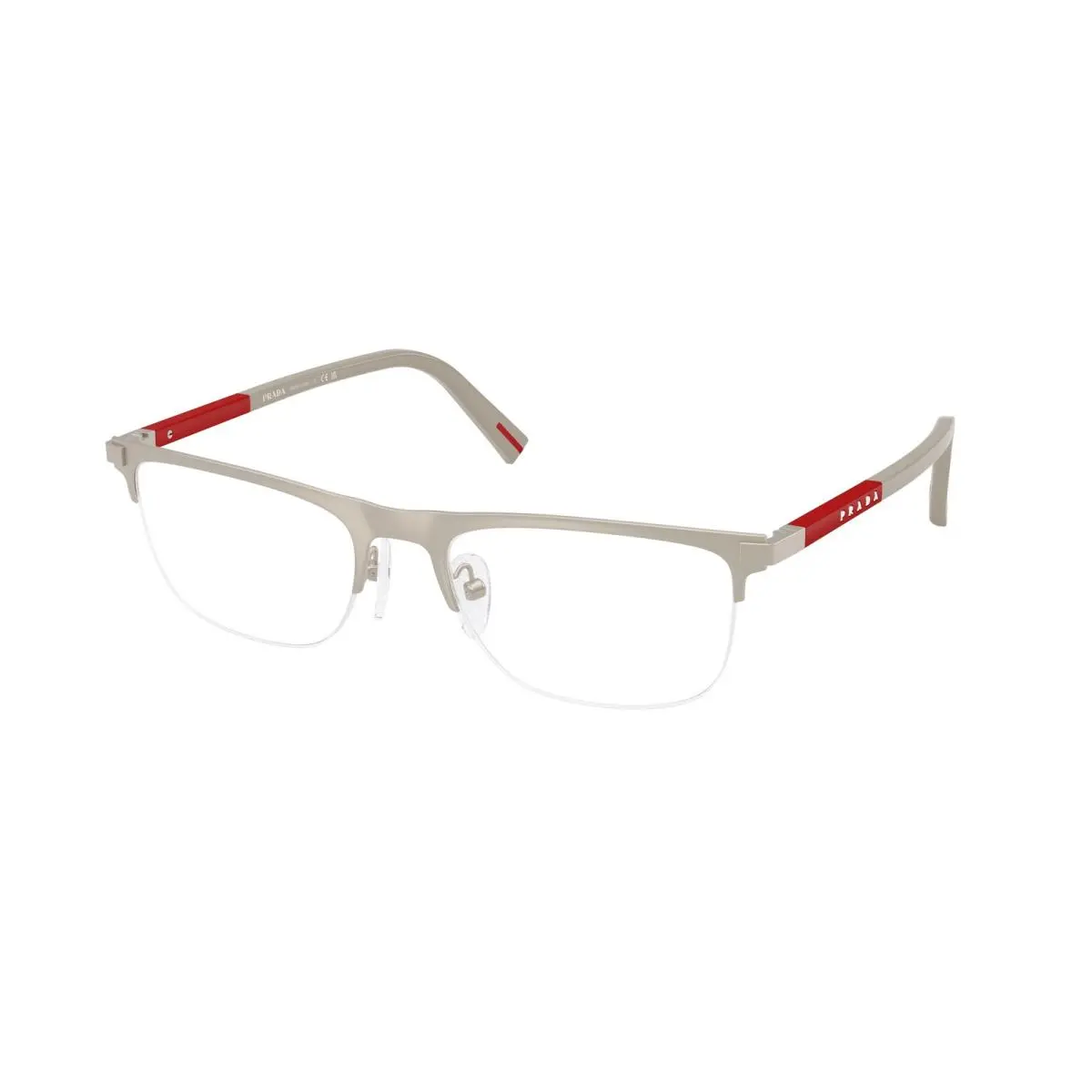 Linea Rossa PS 50 RV Matte Champagne 18X1O1 Size 55 Eyeglasses by Prada
