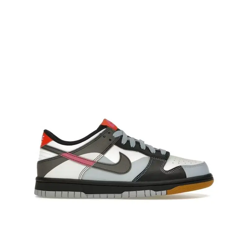 Nike shoes - Dunk Low - Dunk Low - FJ2686-100 - Summit White/Light Armory Blue-Black-Playful Pink 0