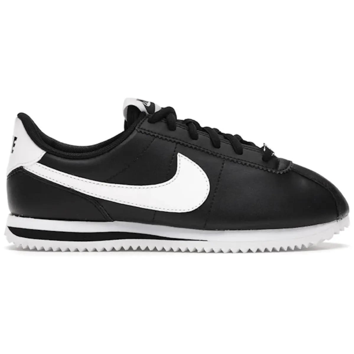 Nike Cortez Basic Leather Black White GS - Multicolor