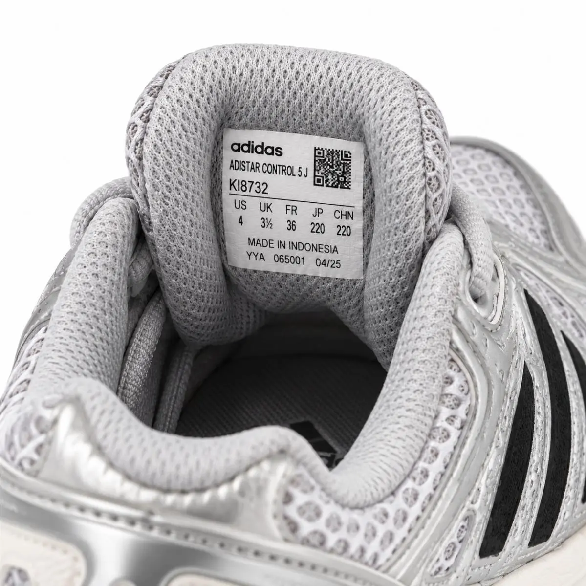 Adidas shoes - adidas Adistar Control 5 J - KI8732 - Silver, Black (UPC: 198321672829) 6