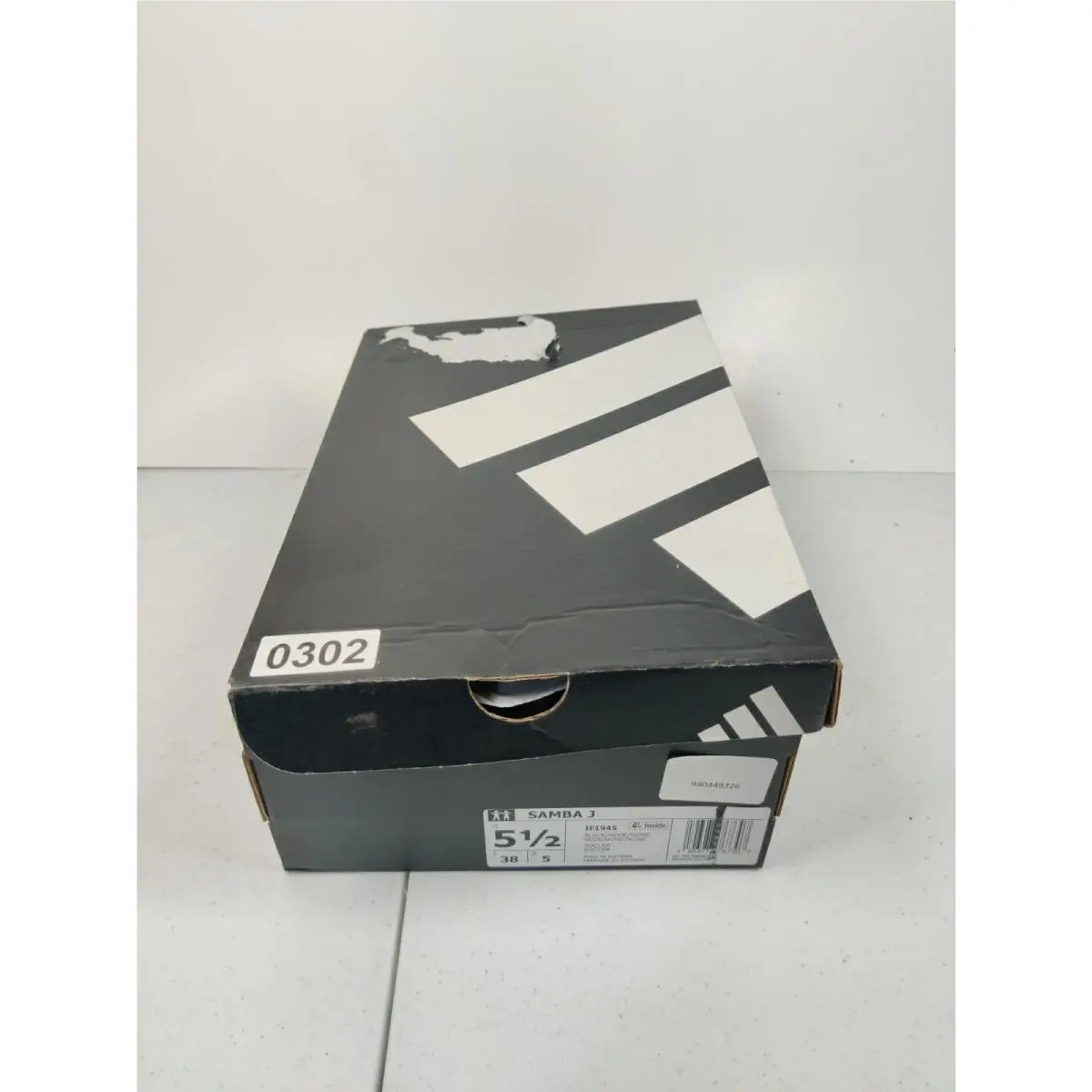 Adidas shoes - Samba J - Samba - IF1945 - Black, White 8