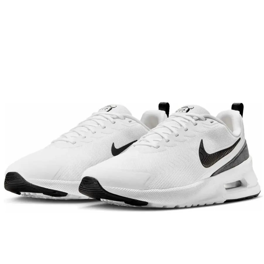 Women Nike HQ1834 100 Air Max Nuaxis White/black Running Shoe Sneakers - WHITE/BLACK