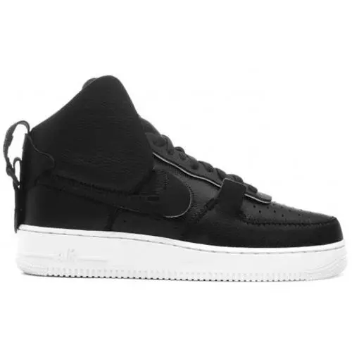 Nike shoes - Air Force 1 High - Air Force High - AO9292-002 - Black/Black-Sail 1