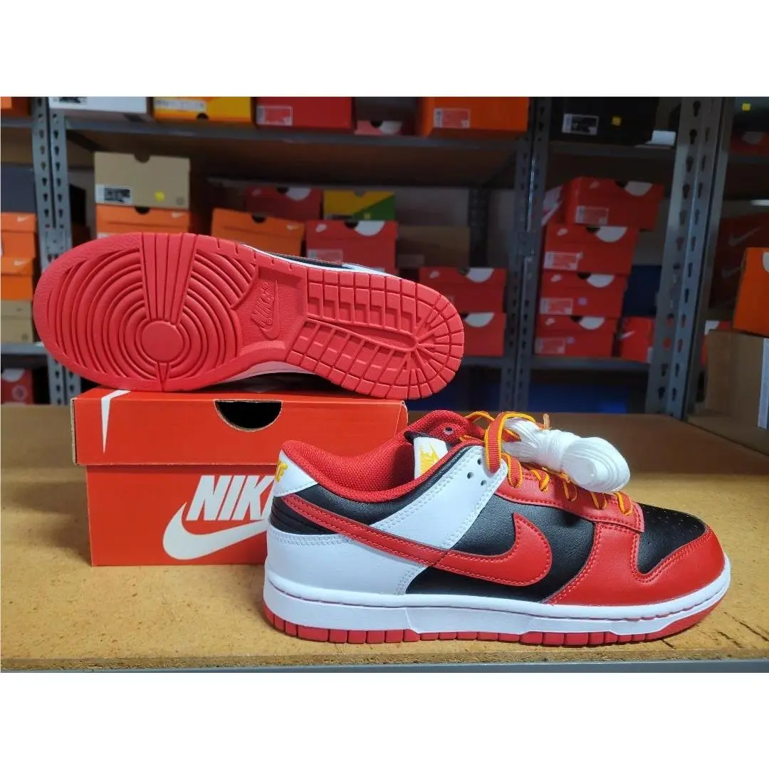 Nike shoes - Nike Dunk Low Retro - Dunk Low Retro - IV2706-010 - Black University Red White 5