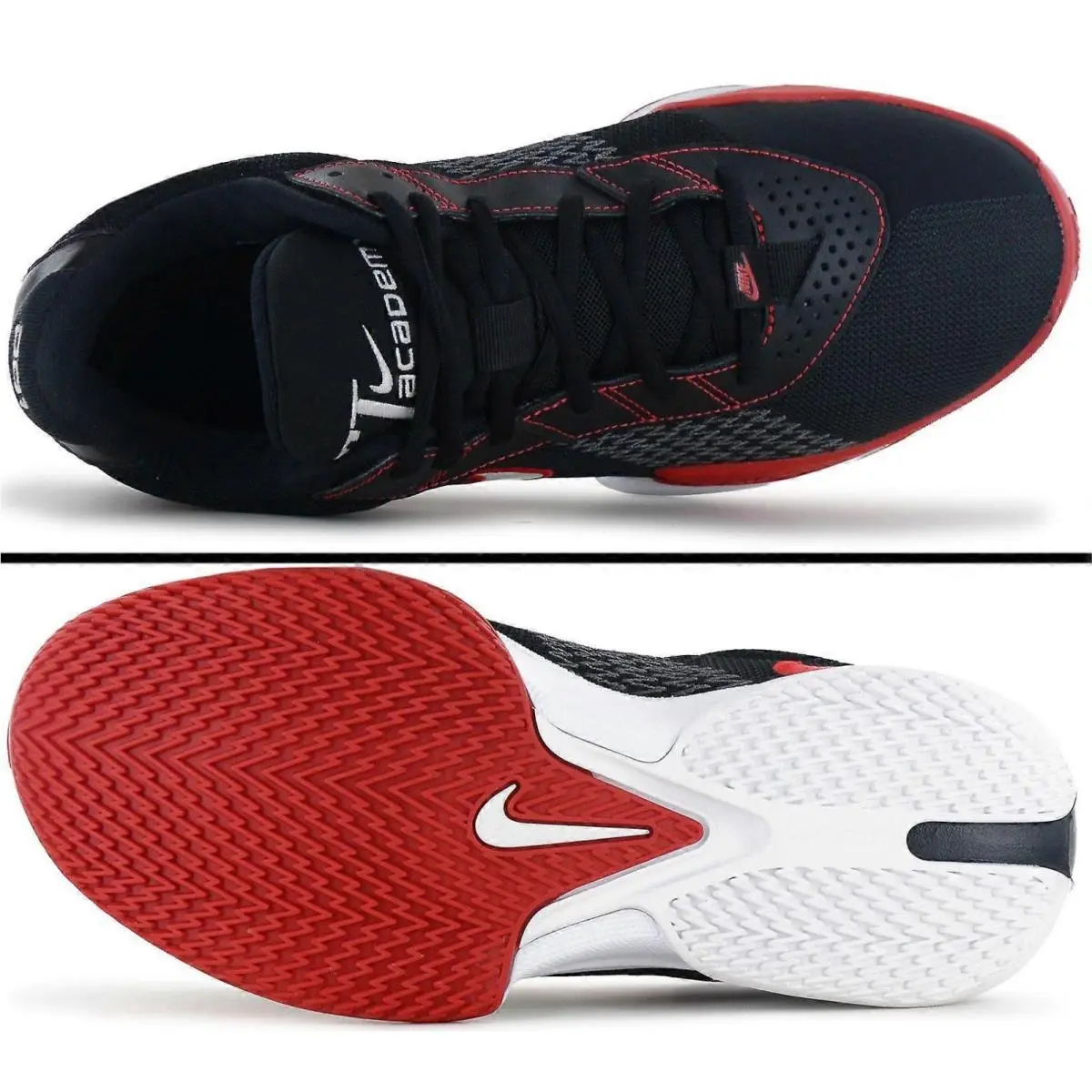 Nike shoes - Nike Air Zoom GT Academy - FB2599-008 - Black University Red 5