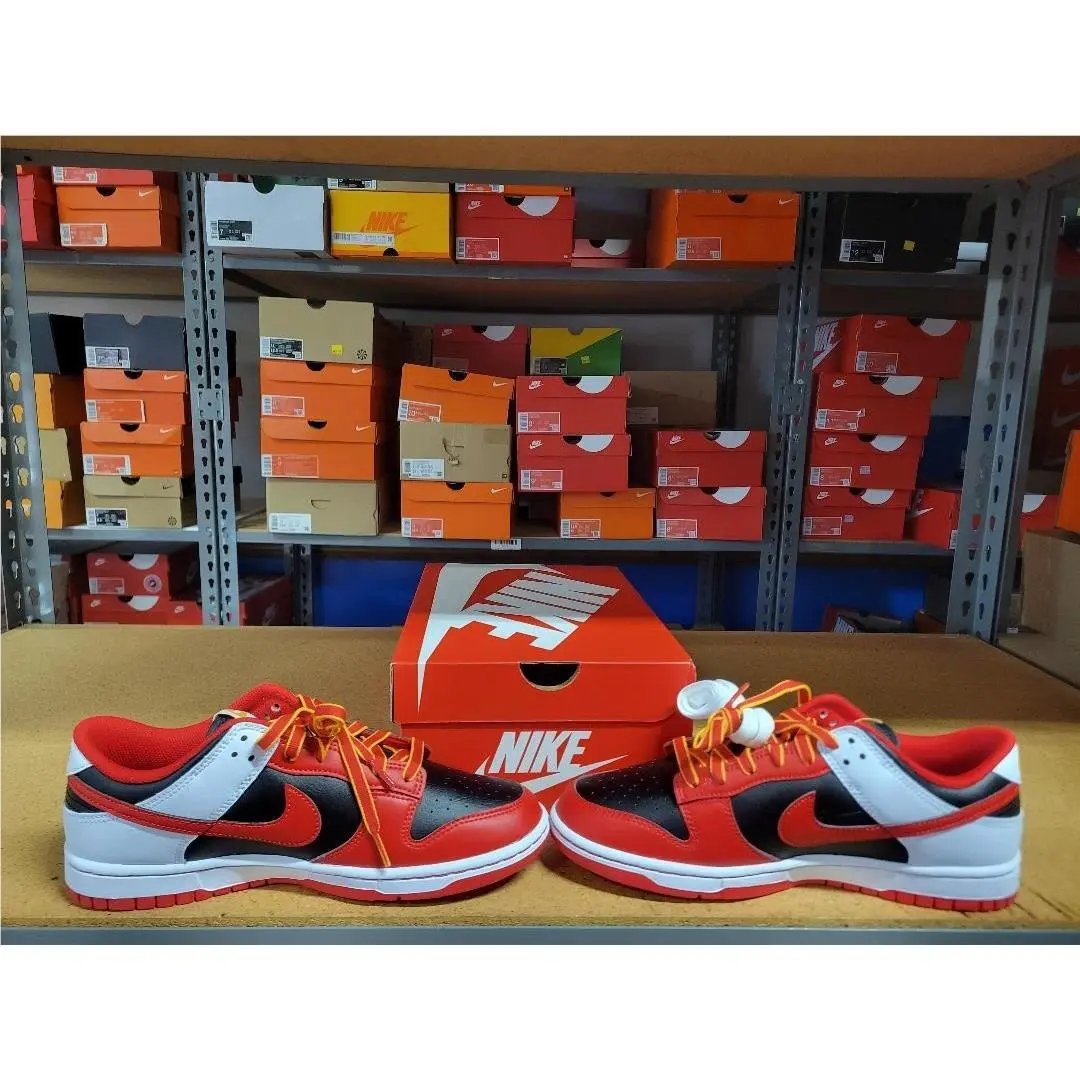 Nike shoes - Nike Dunk Low Retro - Dunk Low Retro - IV2706-010 - Black University Red White 1